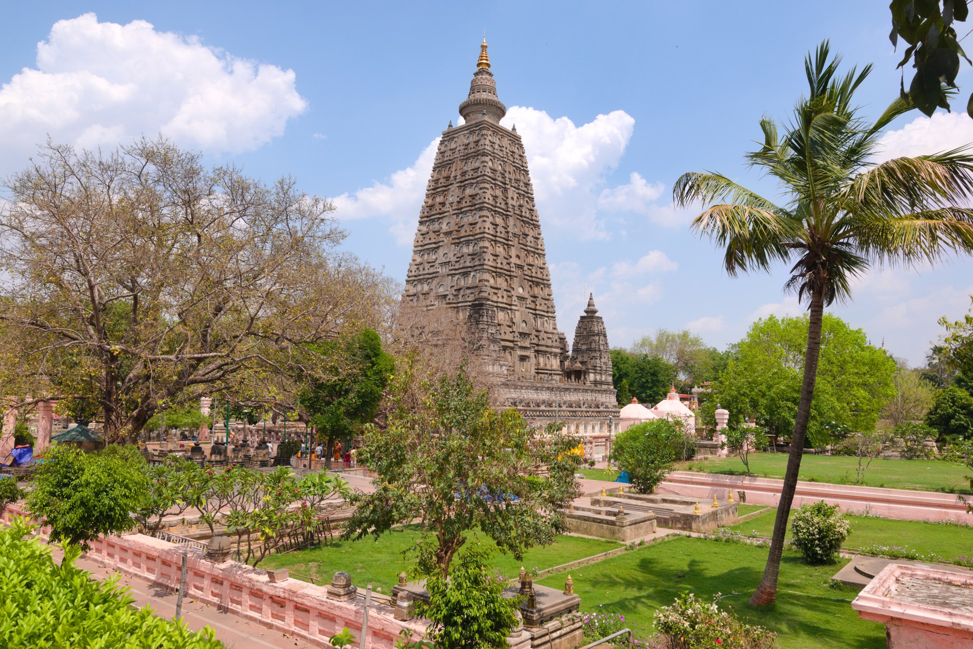 Mahabodhi Temple in Bodh Gaya, a sacred Buddhist pilgrimage destination